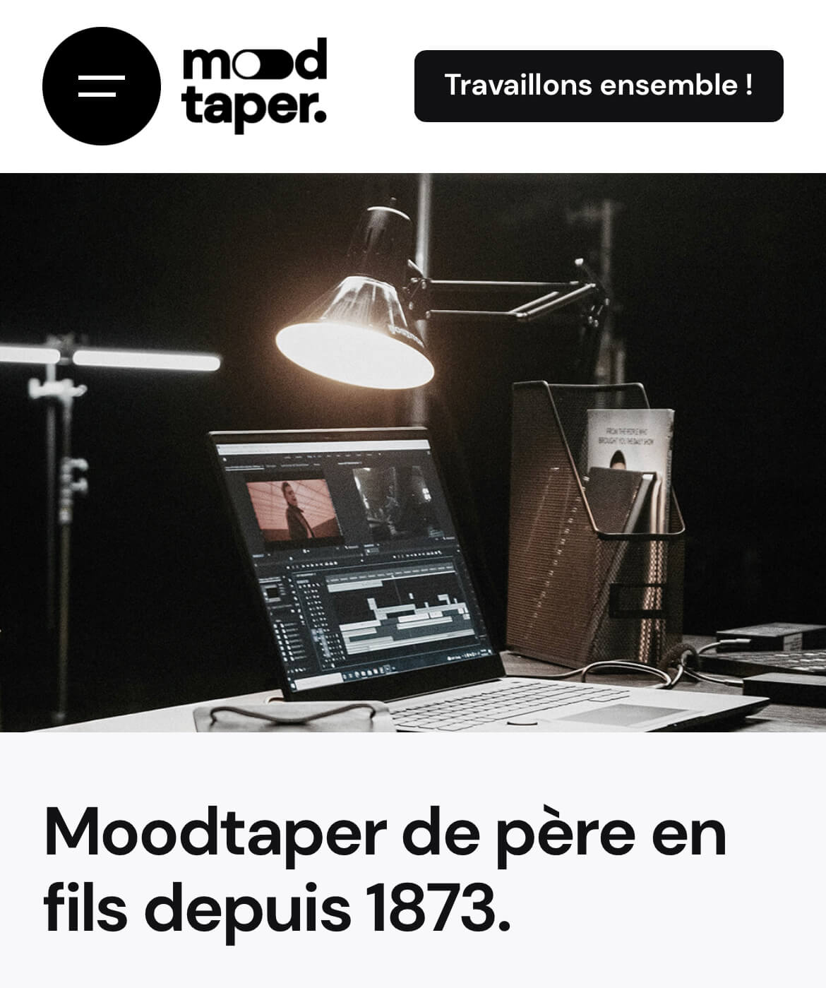 Moodtaper.fr : notre site dédié à la création de moodtape pour agence de communication