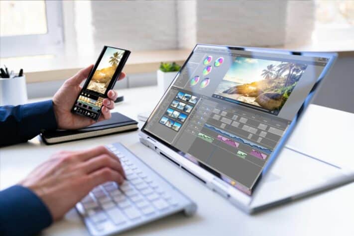 Création vidéo motion design sur logiciel de montage — Mazette Studio Paris