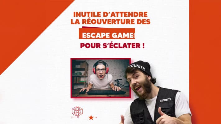 Snack content vidéo The Box : promouvoir les escape games en visioconférence de The Box et générer des réservations depuis les réseaux sociaux