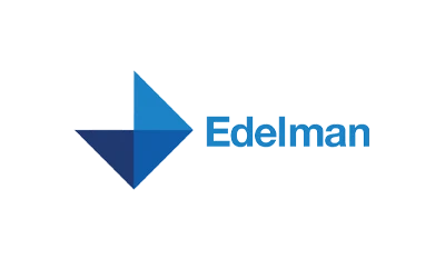 Logo d'un de nos clients en production vidéo - Edelman.