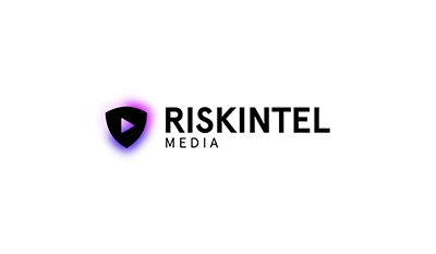Logo d'un de nos clients en production vidéo - Riskintel Media.