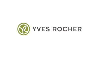 Logo d'un de nos clients en production vidéo - Yves Rocher.