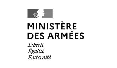 Logo d'un de nos clients en production vidéo - Ministere des Armées