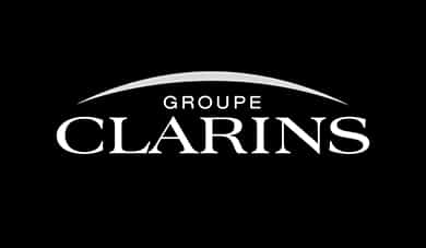 Logo d'un de nos clients en production vidéo - Groupe Clarins