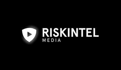 Logo d'un de nos clients en production vidéo - Riskintel