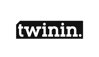 Logo de Twinin Logo d'un de nos clients en production vidéo - Twinin